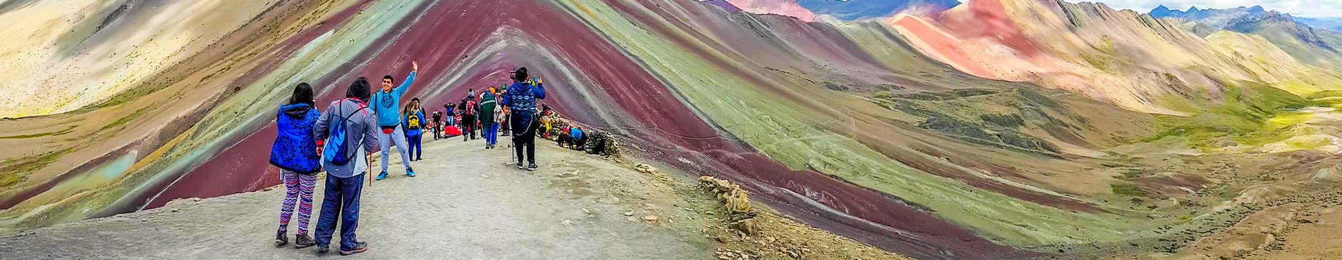 rainbow mountain in january