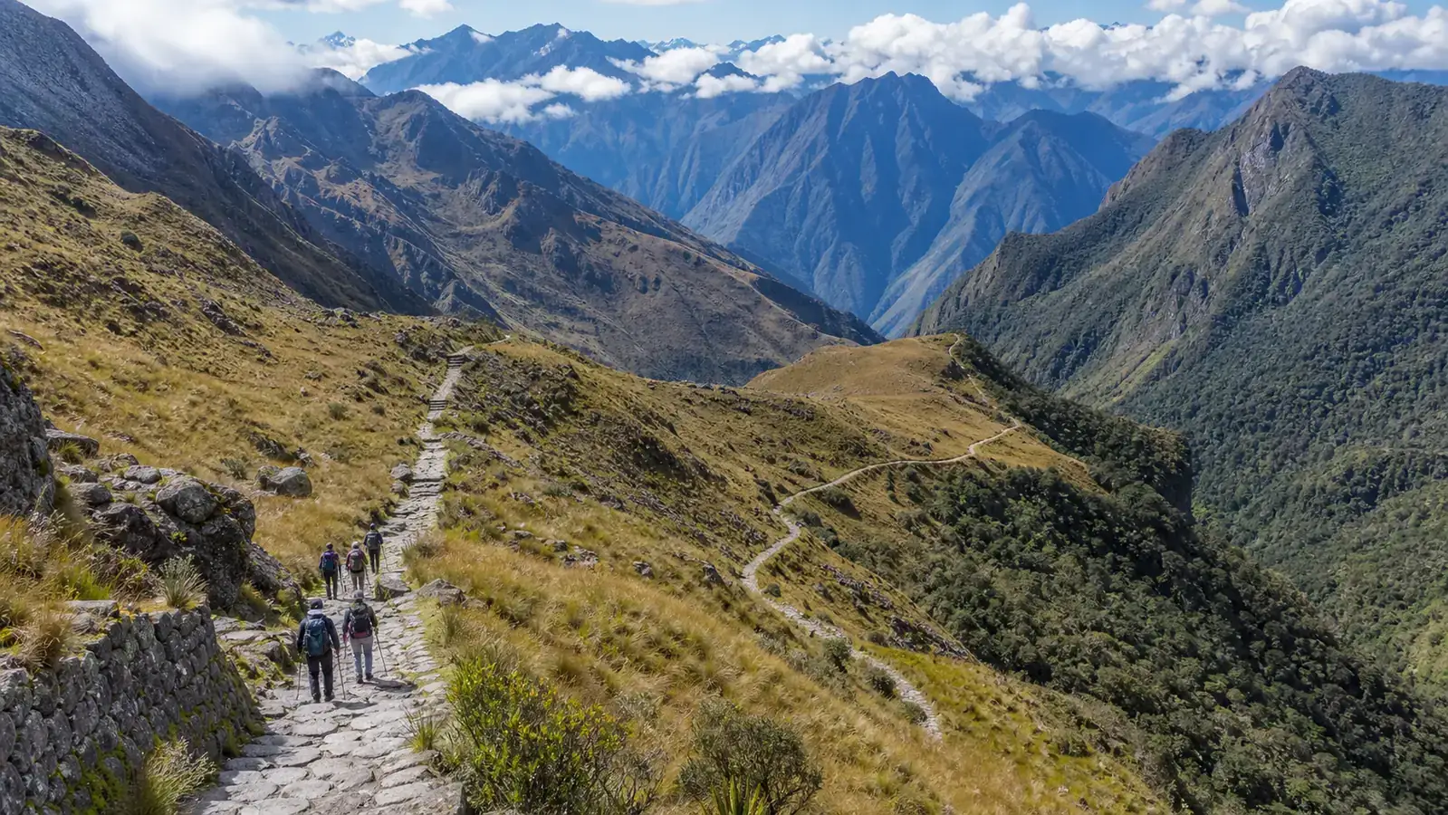 Inca Trail Map: Route, Passes and Archaeological Sites